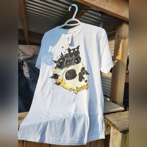 Kitten skull t-shirt